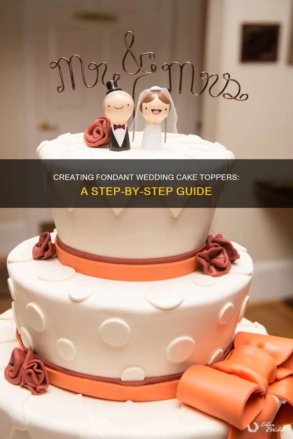 how to make wedding cake toppers from fondant