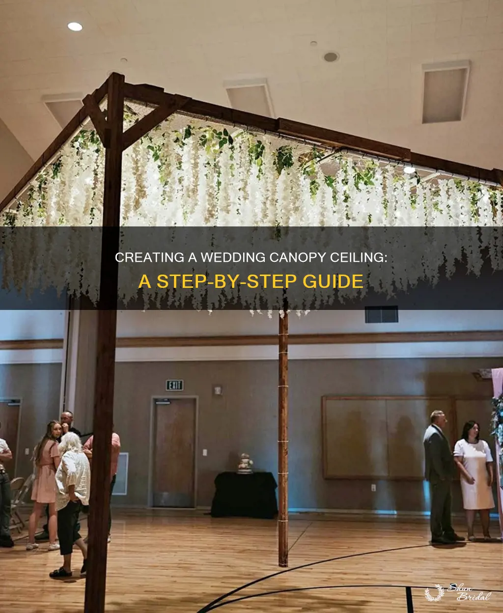 how to make wedding canopy ceiling