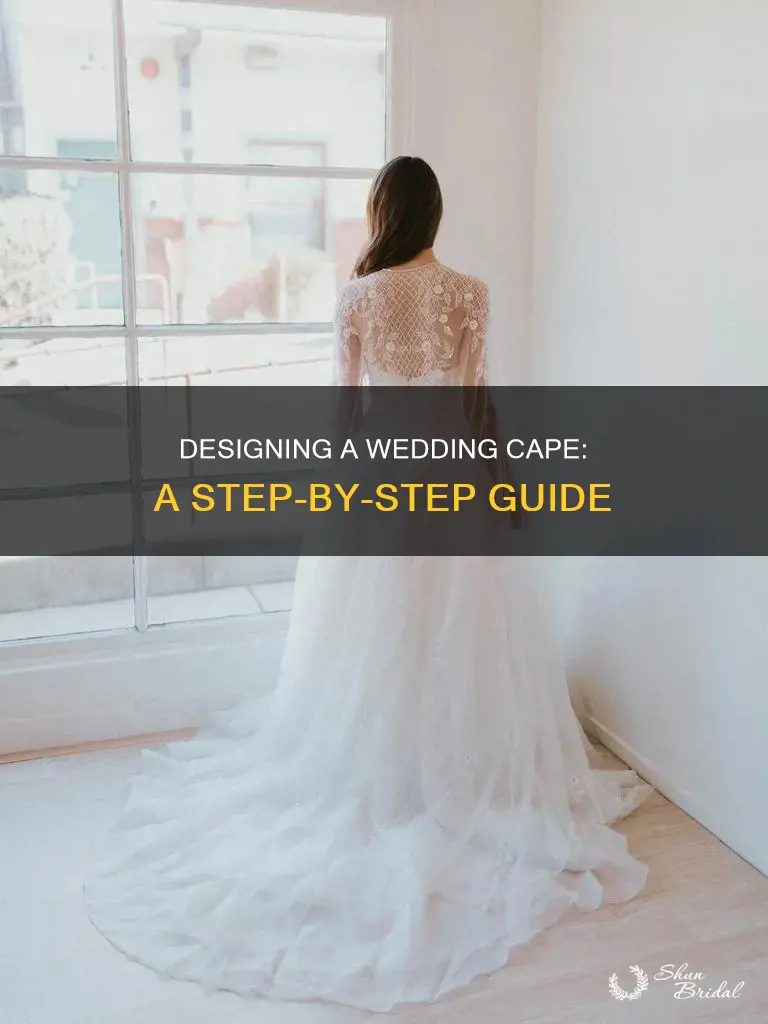 how to make wedding cape