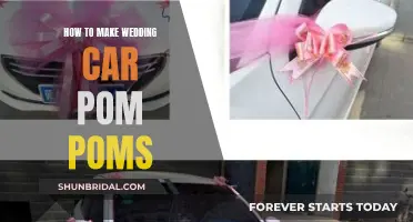 Creating Wedding Car Pompoms: A Step-by-Step Guide