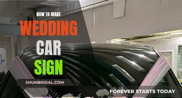 Creating a Wedding Car Sign: A Step-by-Step Guide