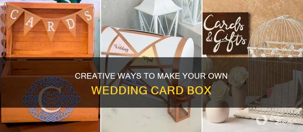 how to make wedding card box money holder