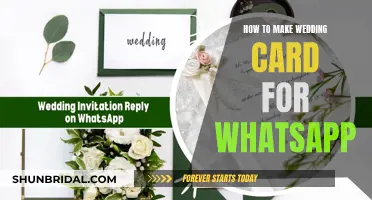 Create Your Own WhatsApp Wedding Card