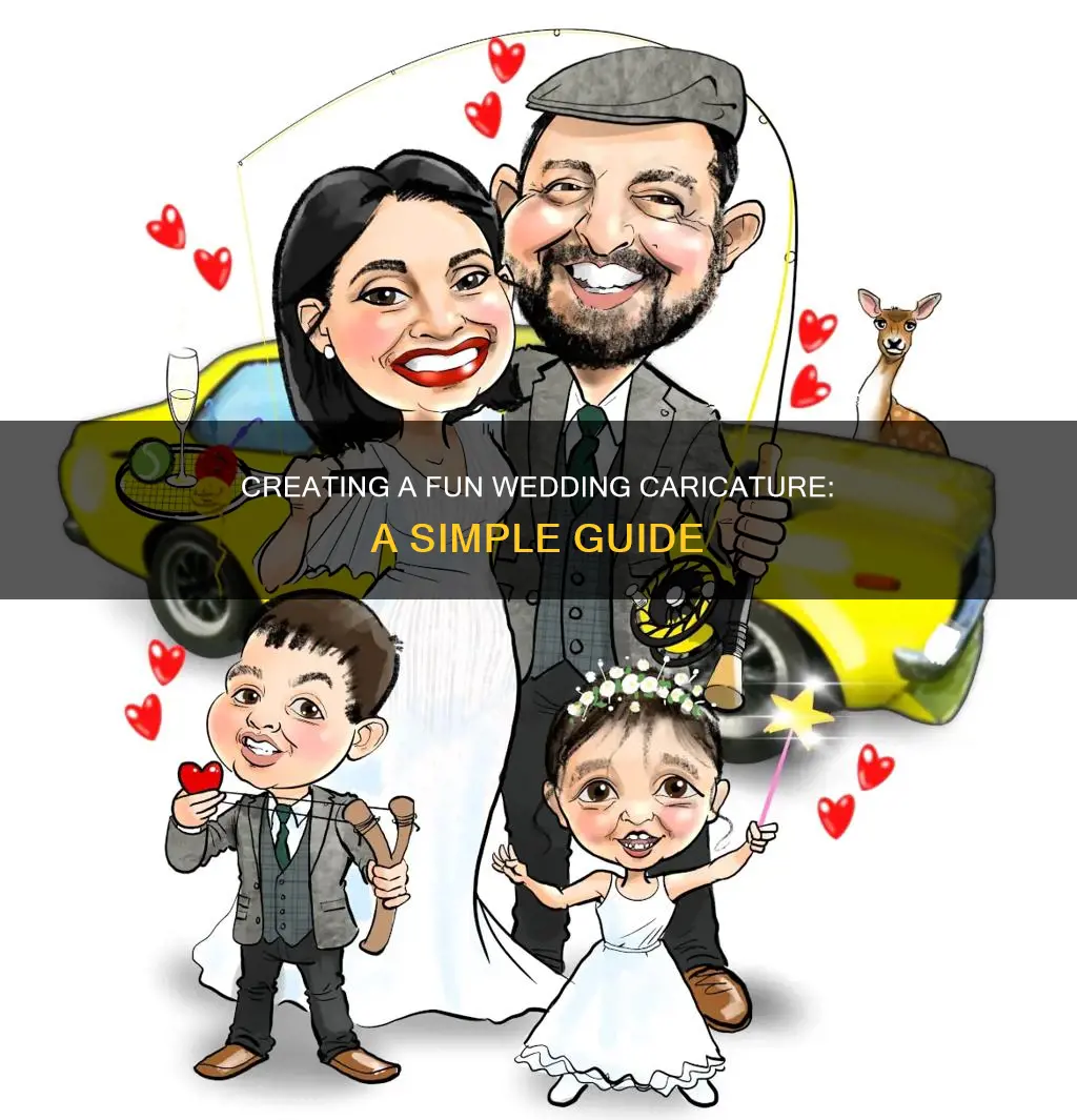 how to make wedding caricature