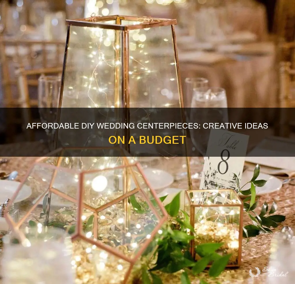 how to make wedding centerpieces on a budget