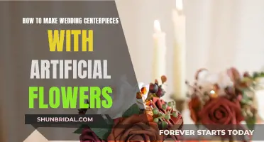 Artificial Flowers: Wedding Centerpiece DIY Guide