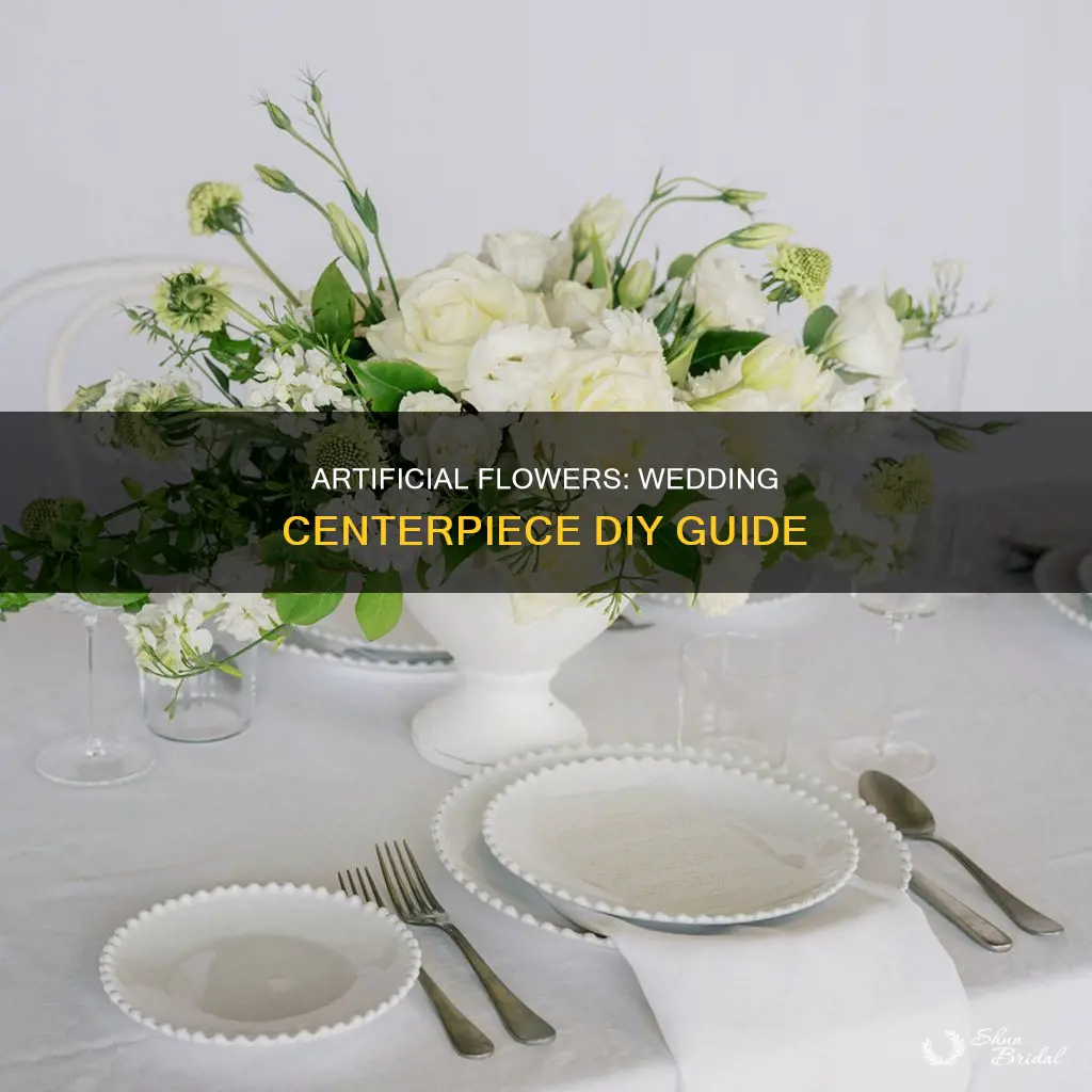 how to make wedding centerpieces with artificial flowers