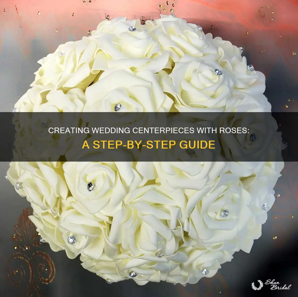 how to make wedding centerpieces with roses