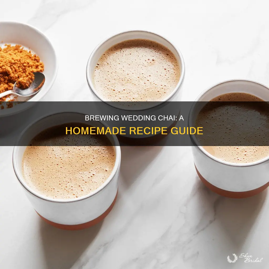 how to make wedding chai at home