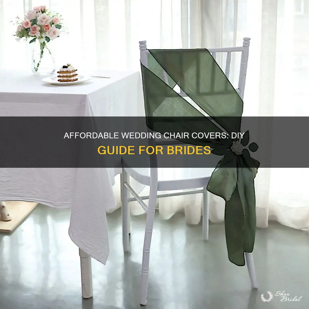 how to make wedding chair covers cheap