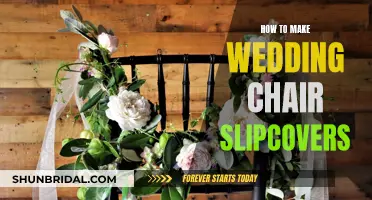 Creating Custom Wedding Chair Slipcovers: A Step-by-Step Guide