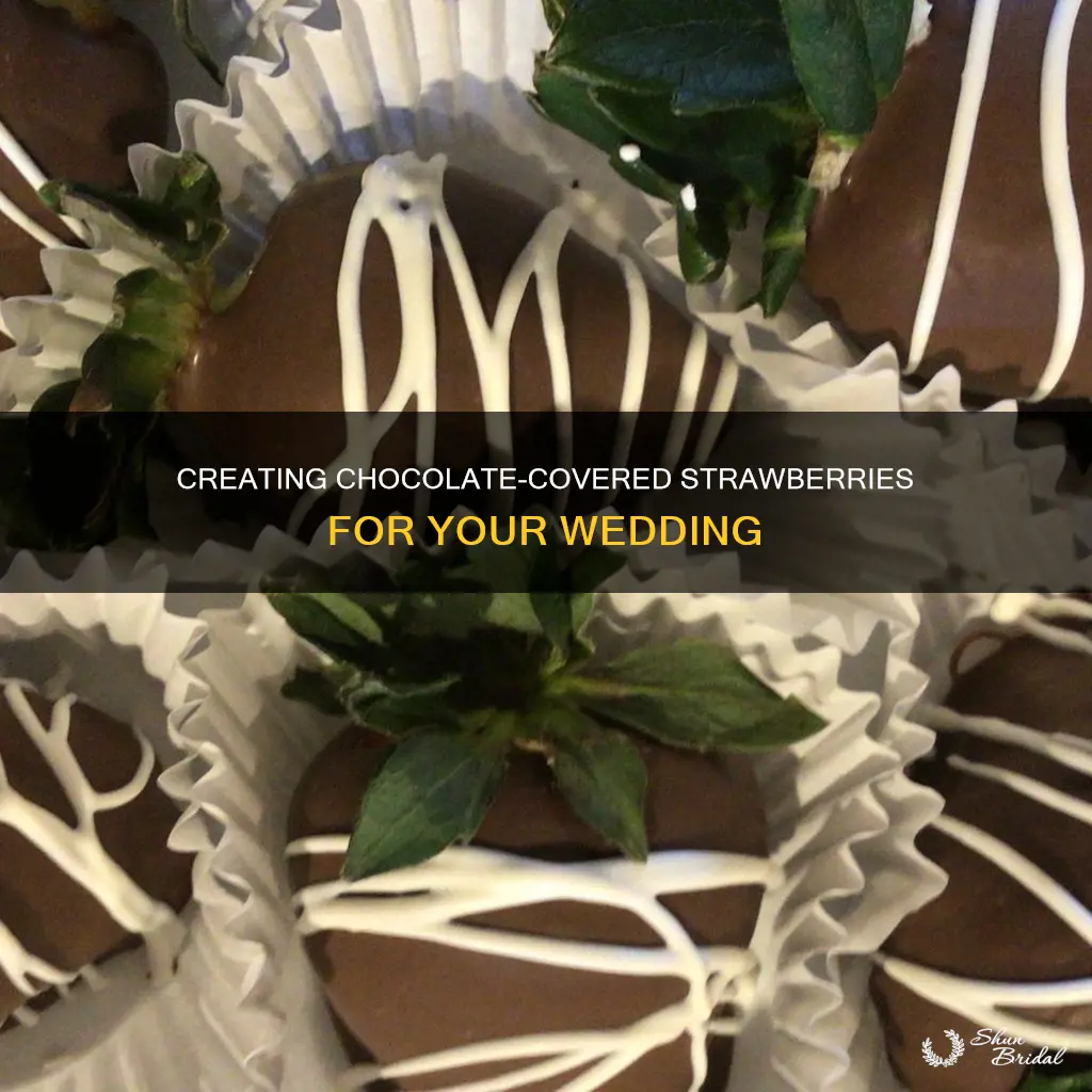 how to make wedding chocolate covered strawberries