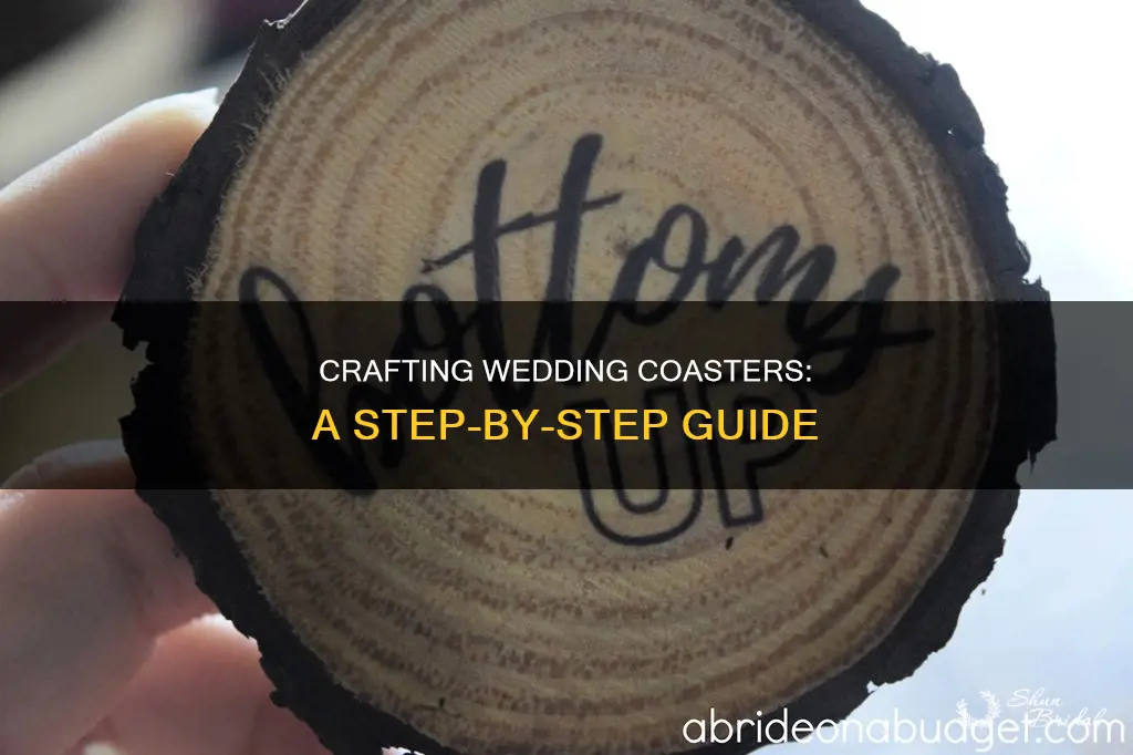 how to make wedding coasters