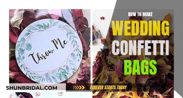 Creative DIY Confetti Bags for Your Wedding Day