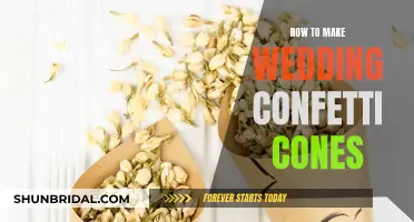 Creating Wedding Confetti Cones: A Simple DIY Guide