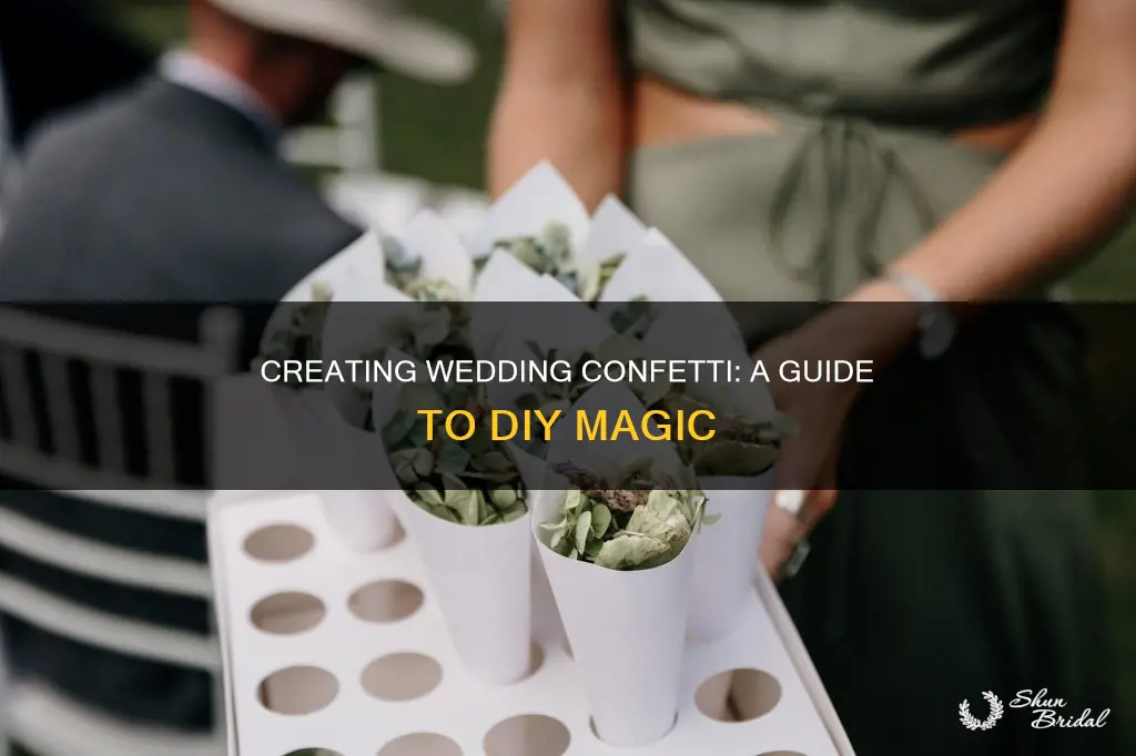 how to make wedding confetti