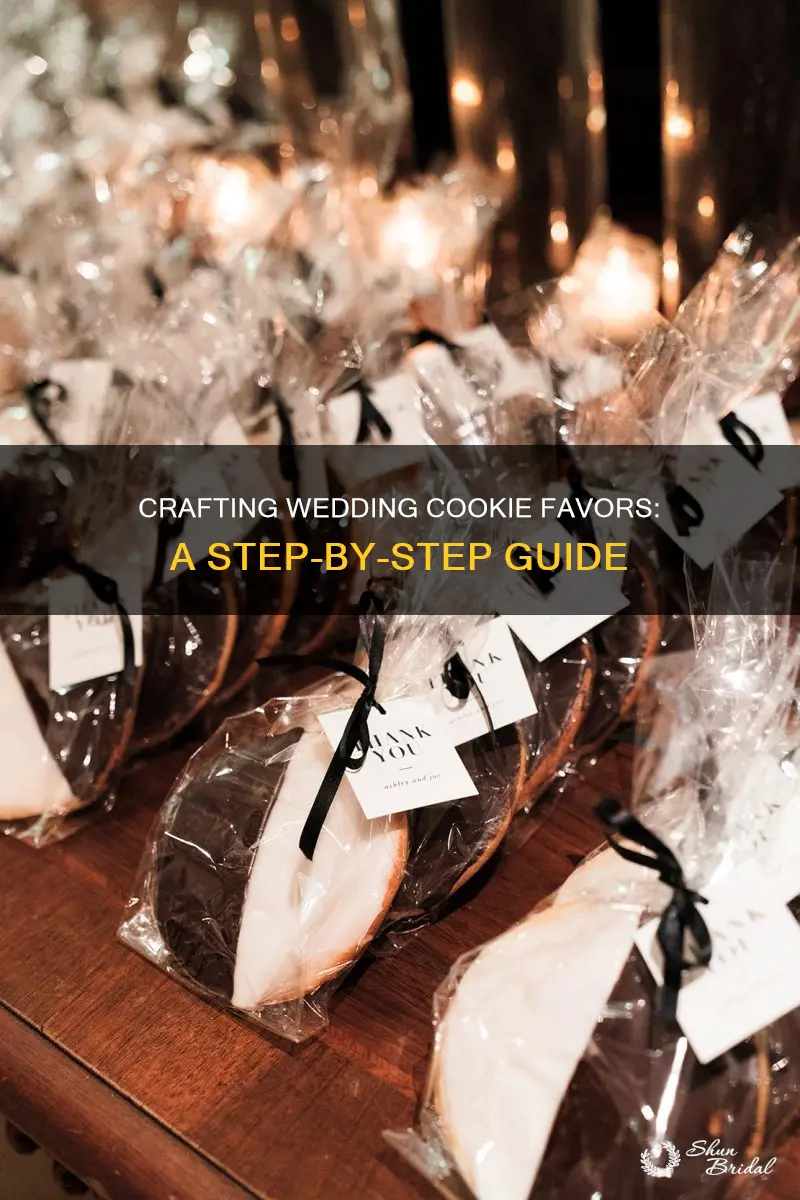 how to make wedding cookie favours