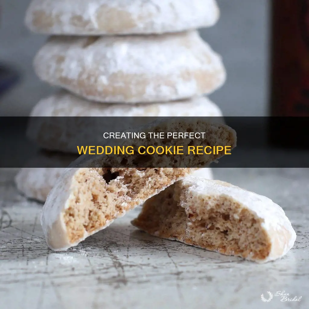 how to make wedding cookies recipe