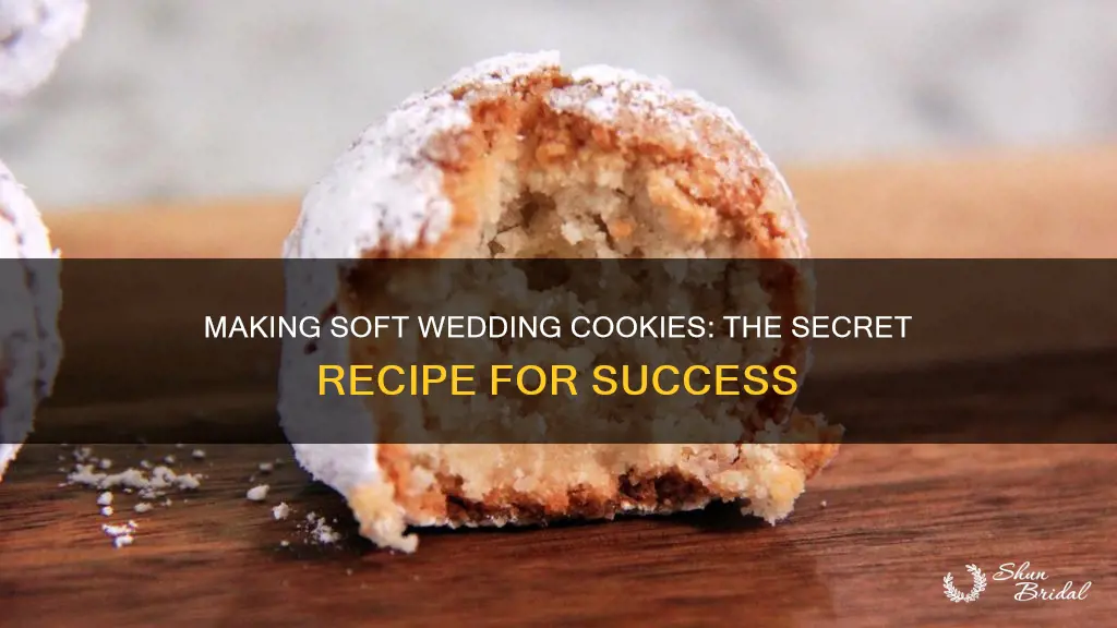 how to make wedding cookies soft