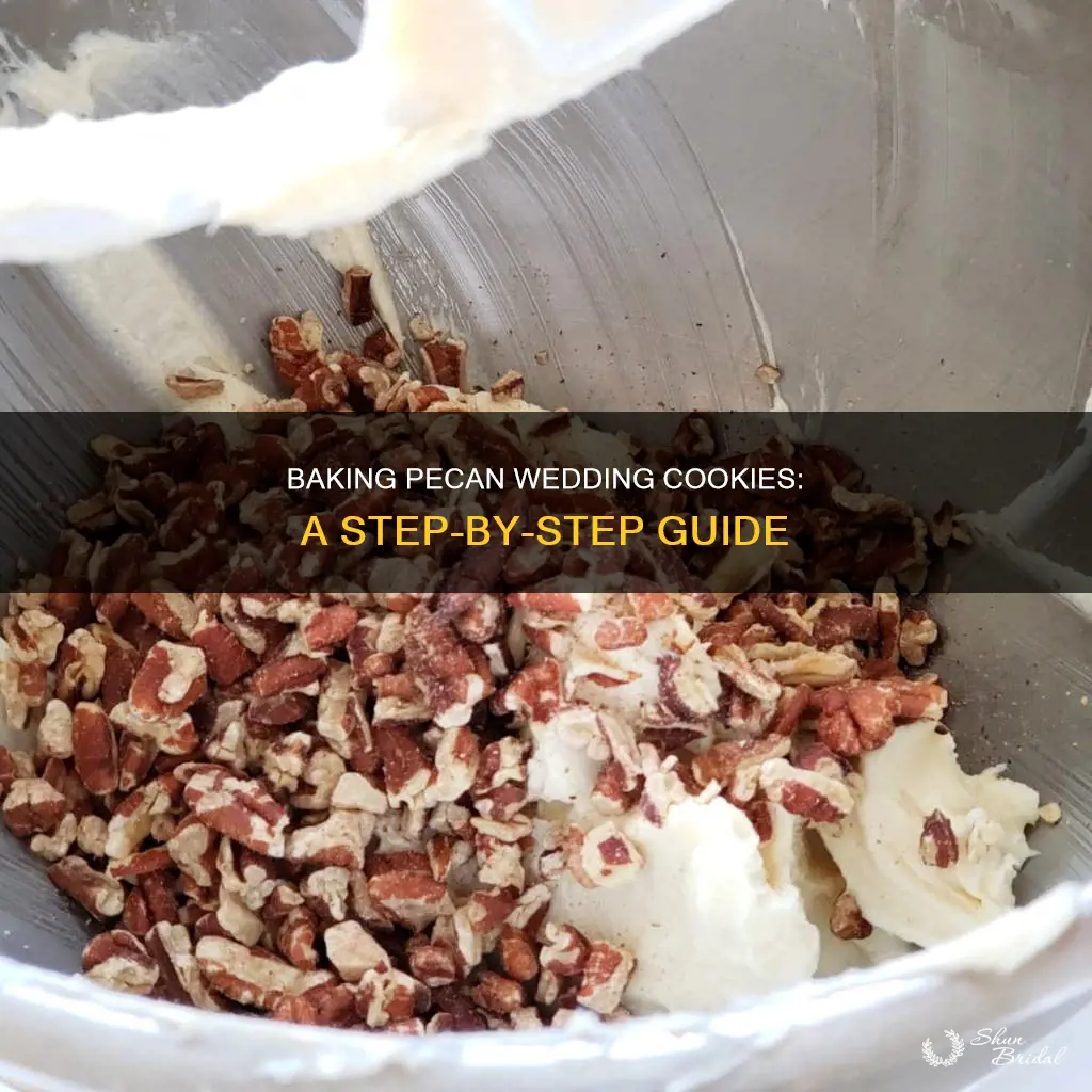 how to make wedding cookies with pecans