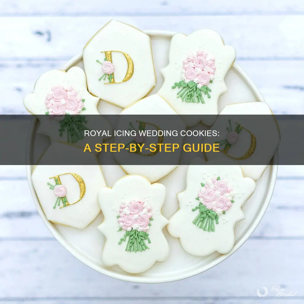 how to make wedding cookies with royal icing