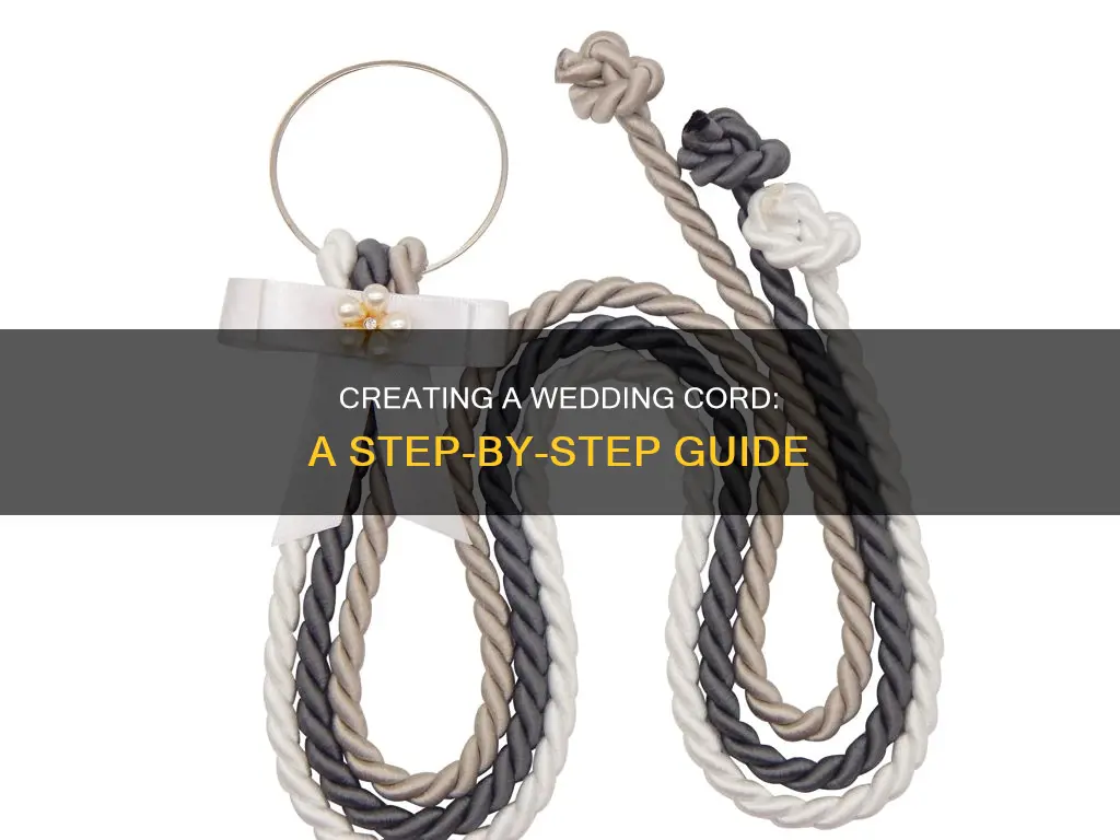 how to make wedding cord