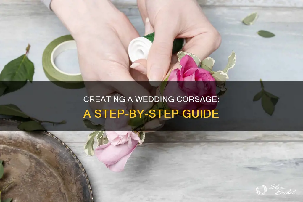 how to make wedding corsage