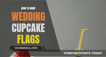 Creating Cupcake Flags for Your Wedding