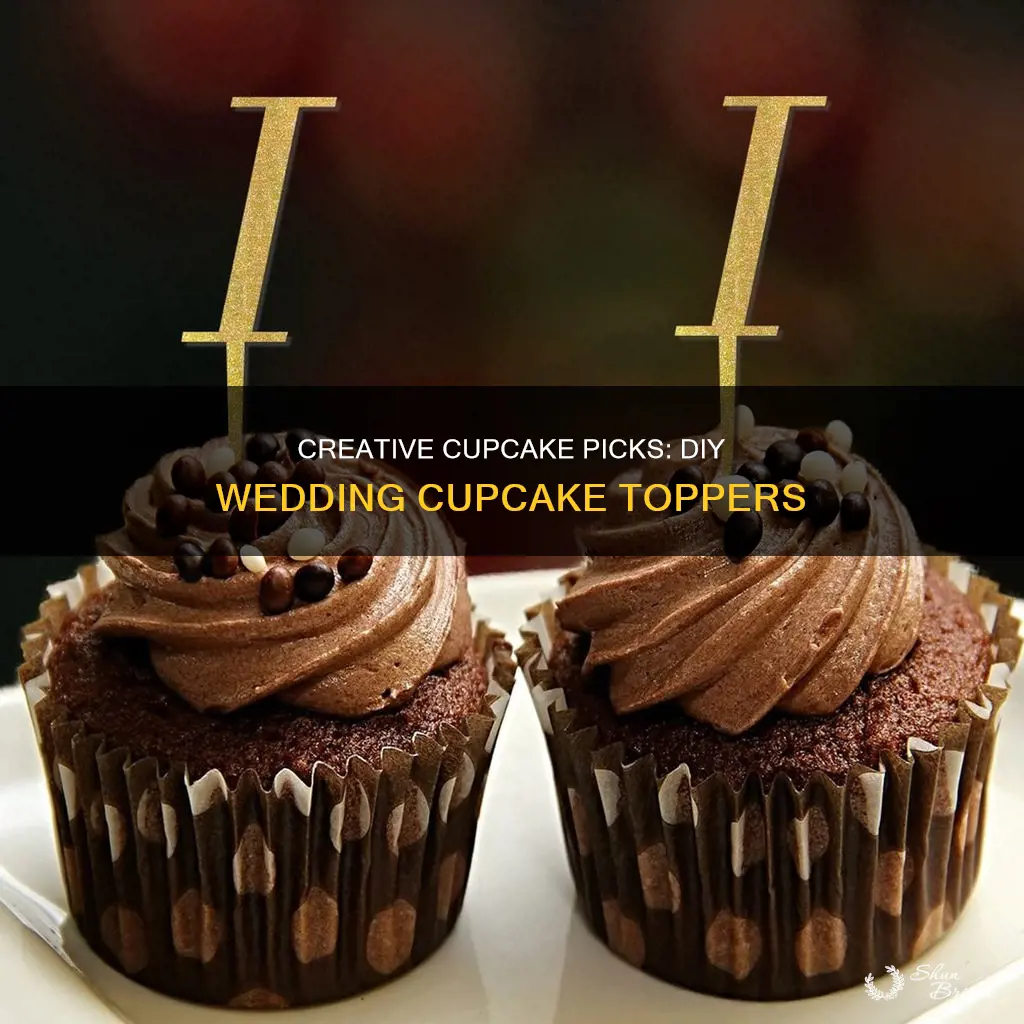 how to make wedding cupcake picks