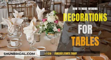 Crafting Wedding Table Decorations: A Guide to DIY Centerpieces