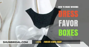 Crafting Wedding Dress Favor Boxes: A Step-by-Step Guide