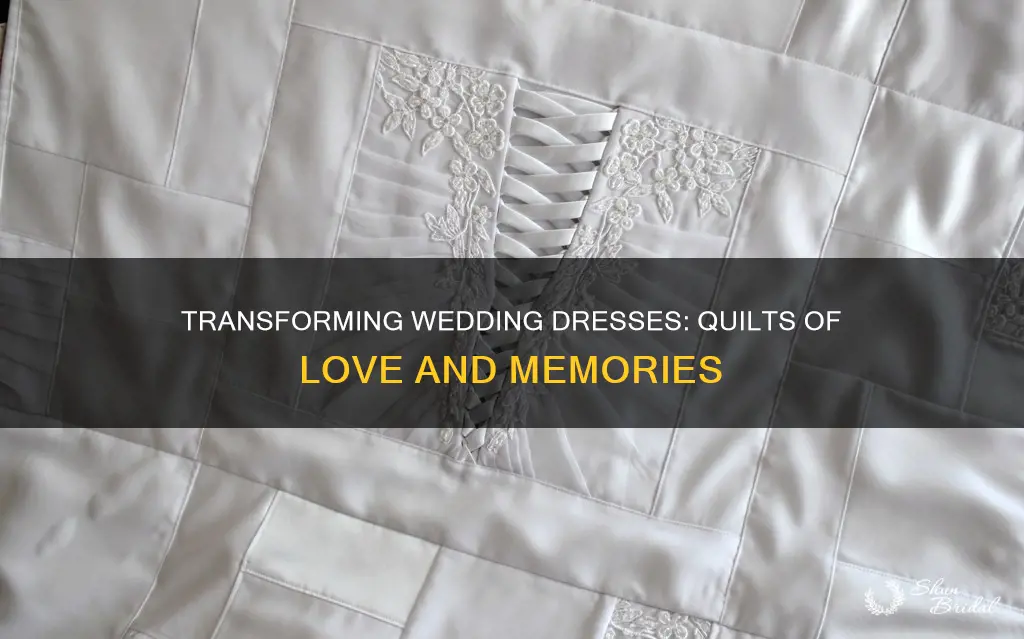 how to make wedding dress into wuilt