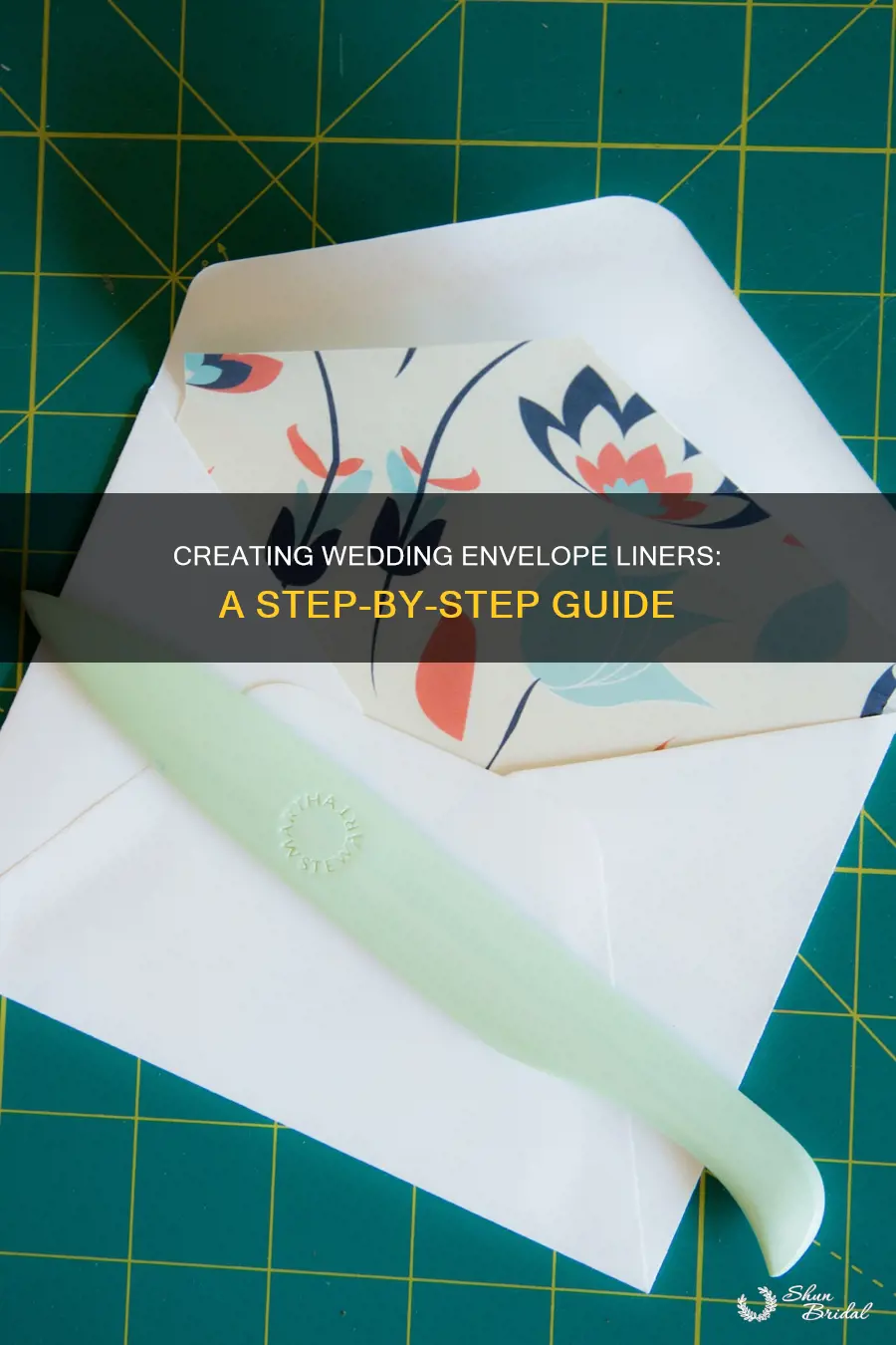 how to make wedding envelope liners