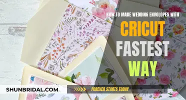 The Fastest Way to Make Wedding Envelopes with Cricut