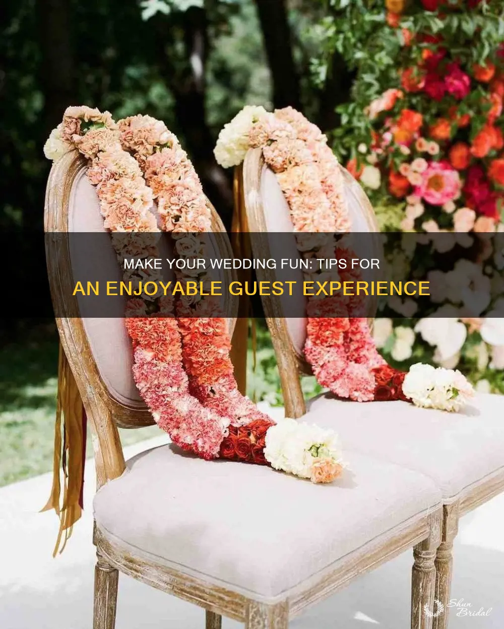 how to make wedding experience fun for the guests