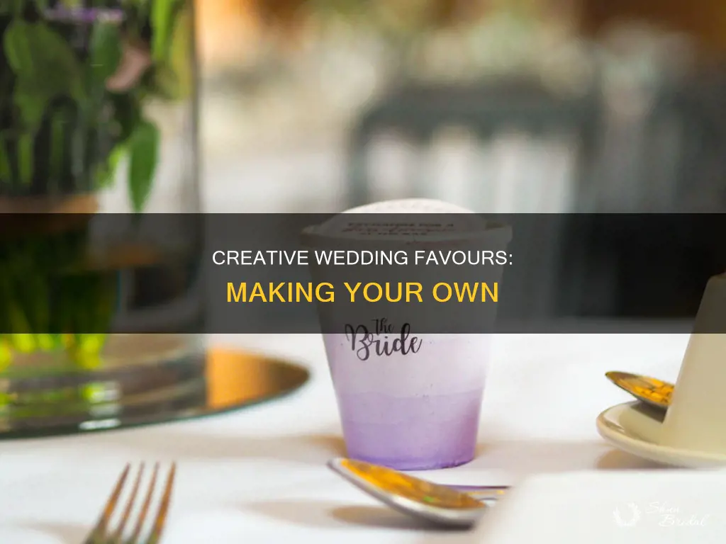 how to make wedding favours