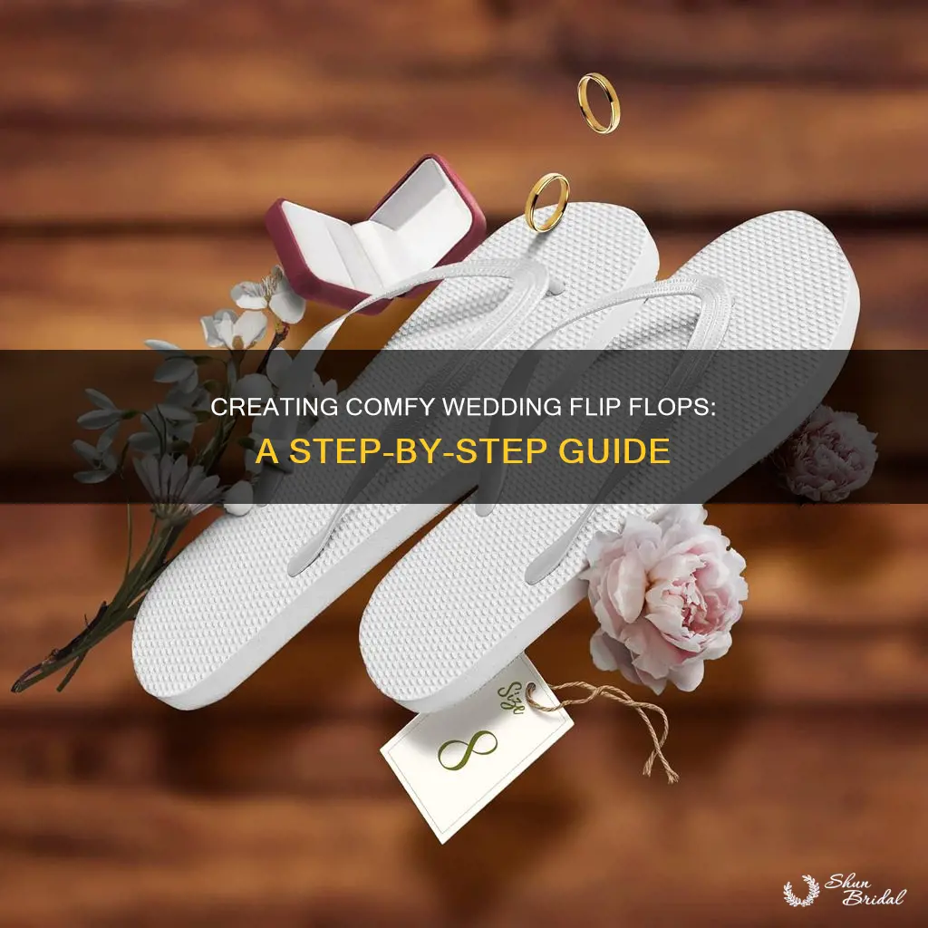 how to make wedding flip flops