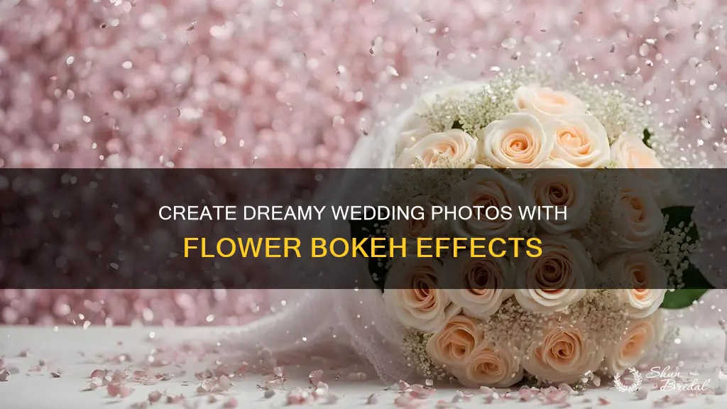 how to make wedding flower bokeh