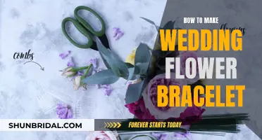 Crafting Delicate Flower Bracelets for Your Wedding Day