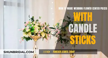 Creating Wedding Centerpieces: Flowers and Candlesticks