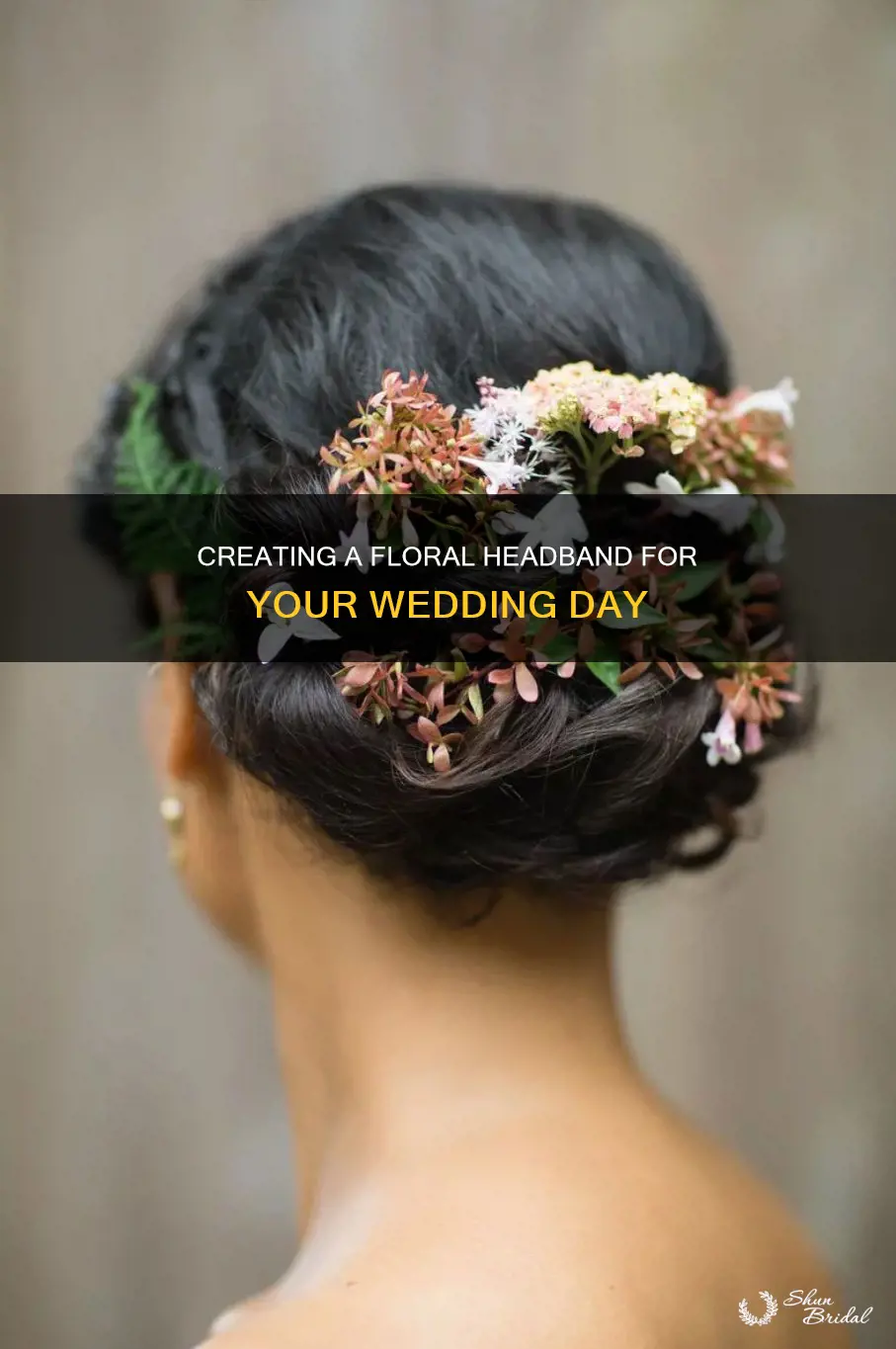 how to make wedding flower headband