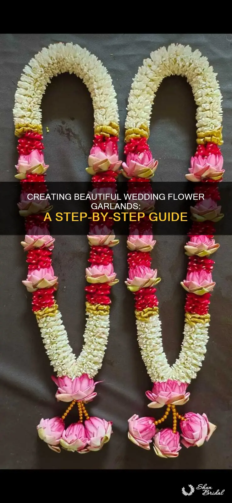 how to make wedding flower malai