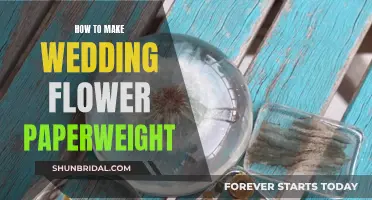 Creating Wedding Flower Paperweights: A Step-by-Step Guide