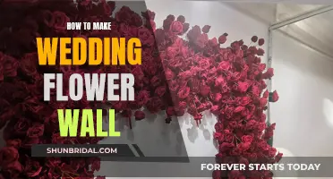 Create a Stunning Flower Wall for Your Wedding Day