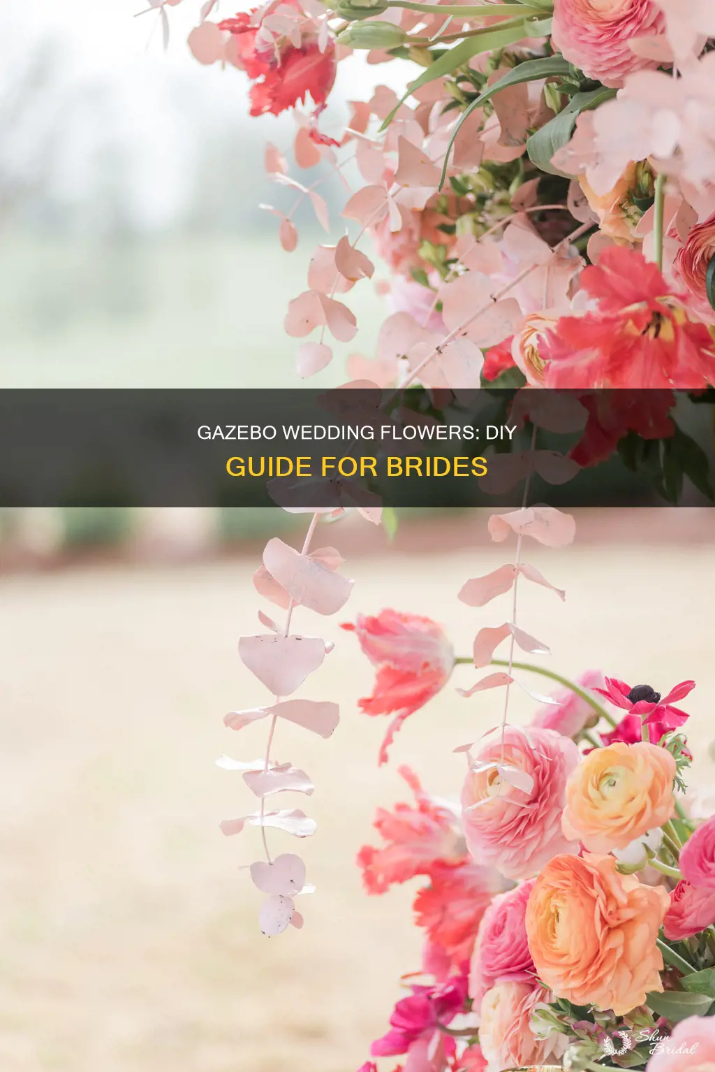 how to make wedding flowers for gazebo