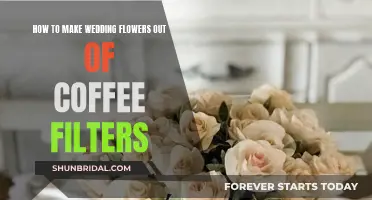 Crafting Coffee Filter Wedding Flowers: A Step-by-Step Guide