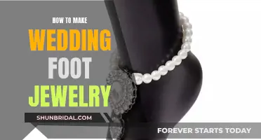 Creating Delicate Foot Jewelry for Your Wedding Day