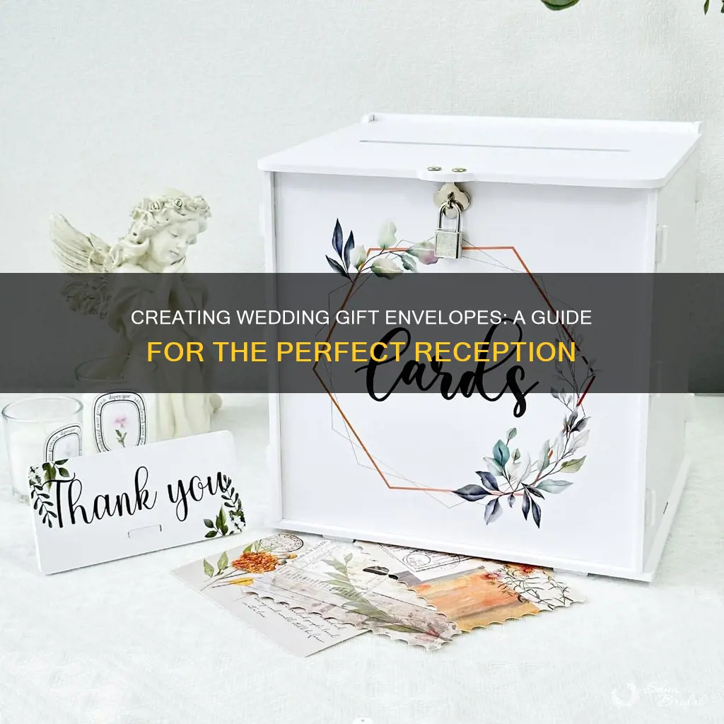 how to make wedding gift envelope for reception