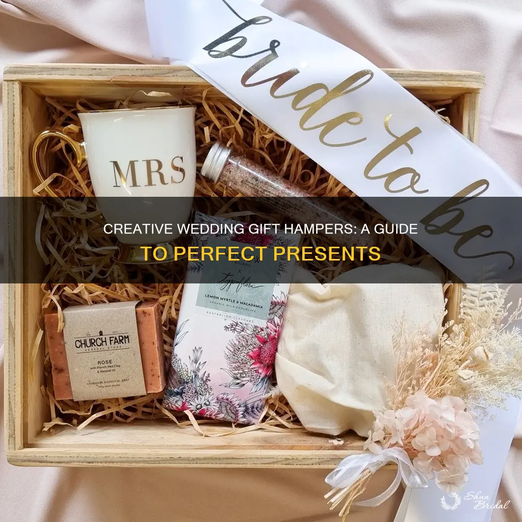 how to make wedding gift hampers