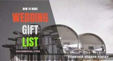 Creating a Wedding Gift List: A Guide for Couples